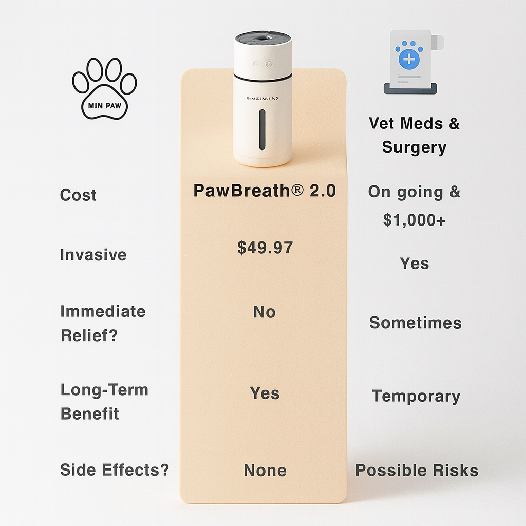 PawBreath® 2.0 – Help Your Small Dog Breathe Easier & Sleep Better