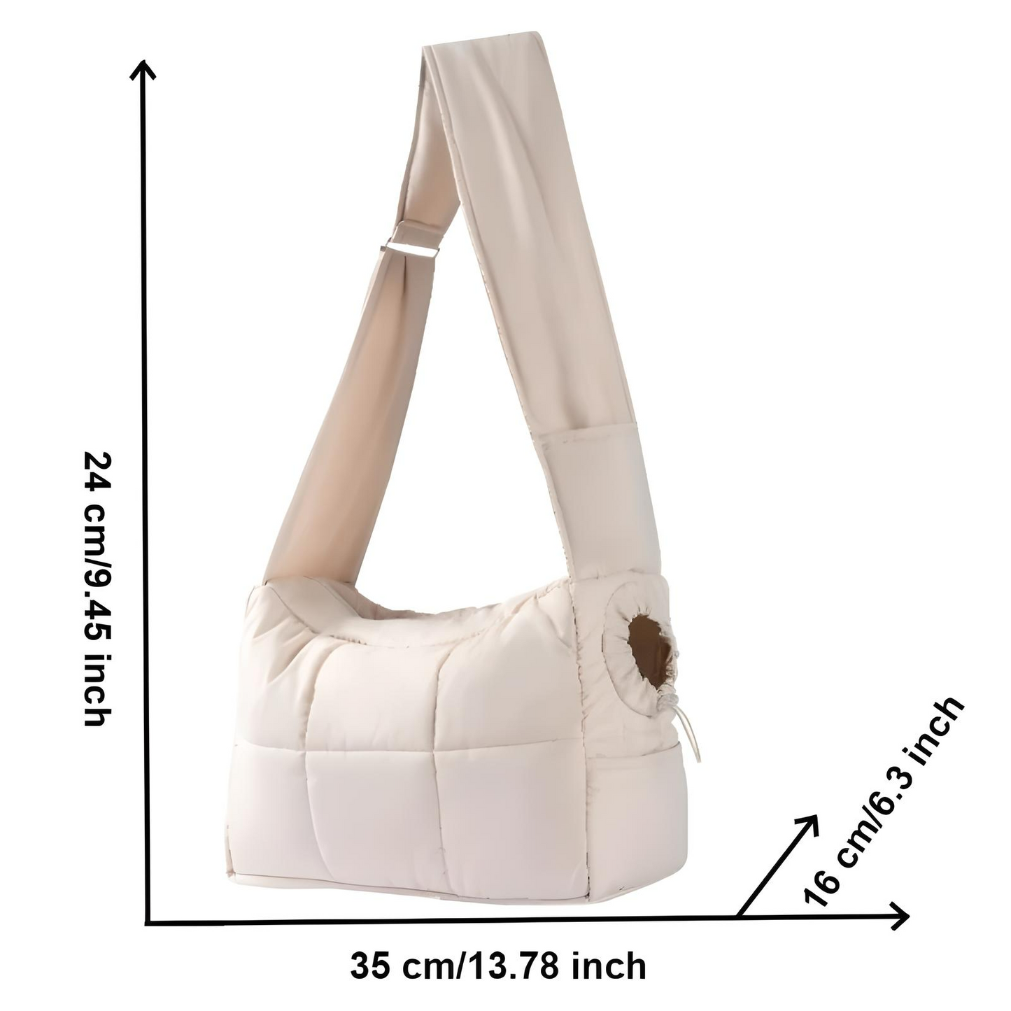 Cozy Pet Shoulder Carrier (Cats ≤16.5 lbs | Dogs ≤11 lbs)