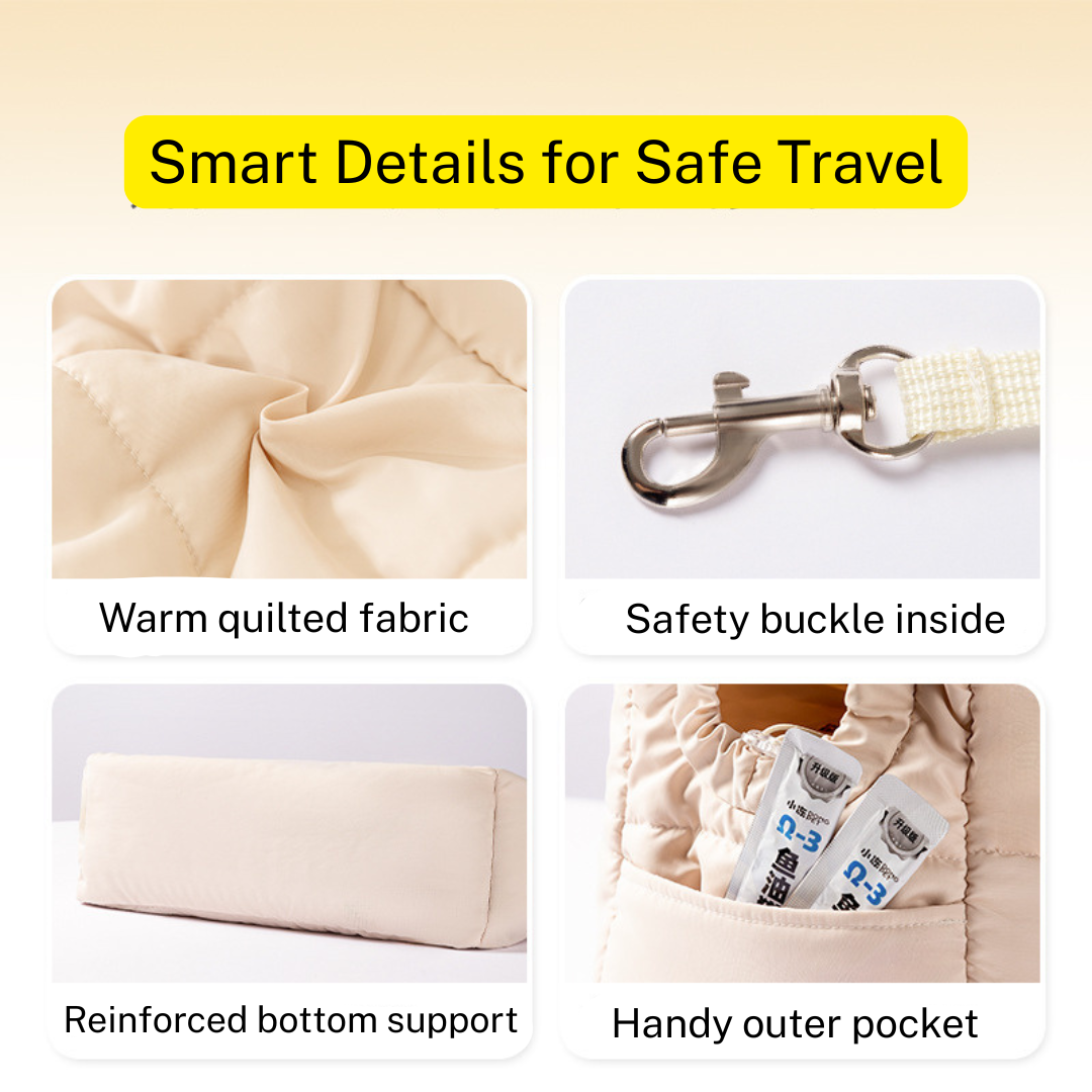 Cozy Pet Shoulder Carrier (Cats ≤16.5 lbs | Dogs ≤11 lbs)