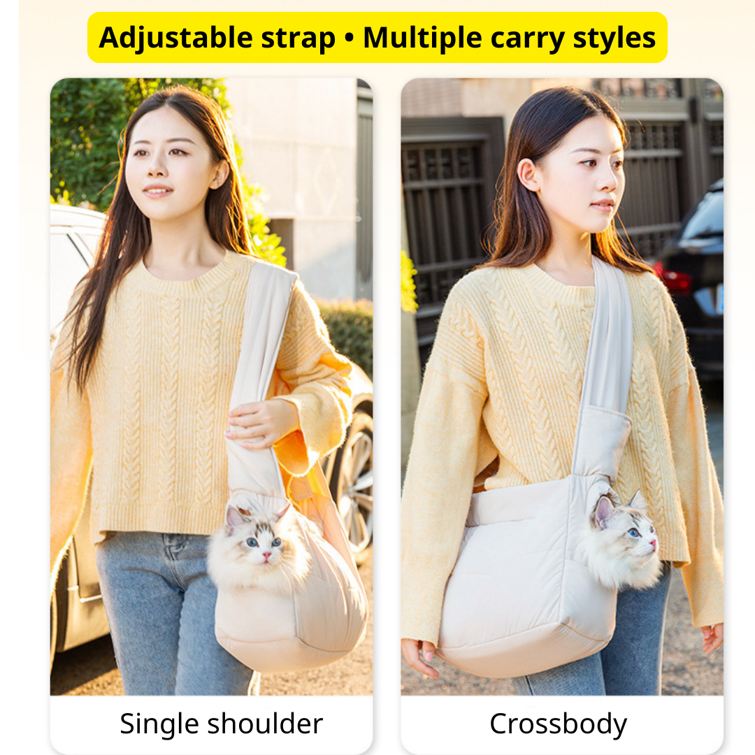 Cozy Pet Shoulder Carrier (Cats ≤16.5 lbs | Dogs ≤11 lbs)