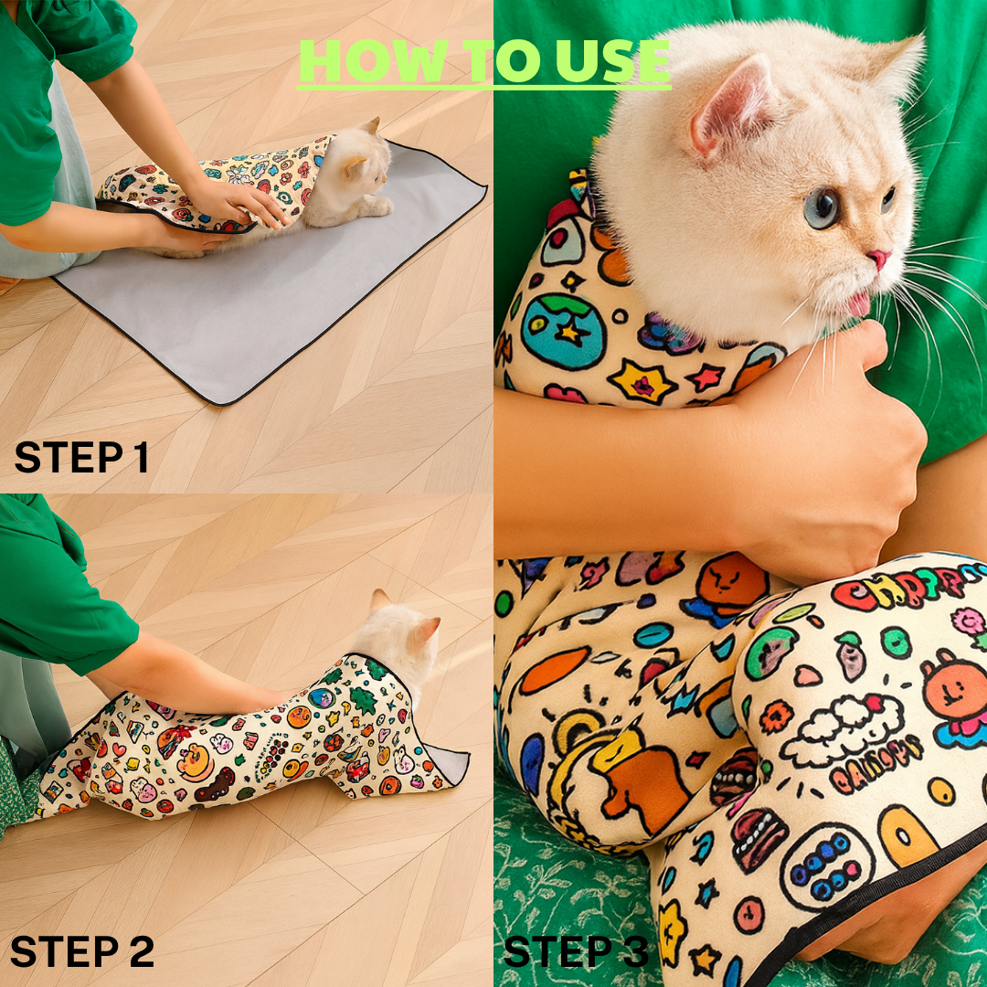 Lovely Furry Friends - Calmcare Cat Wrap (Up to 40 lbs)