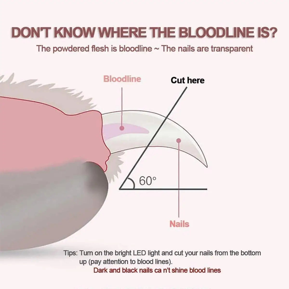 LED Nail Clipper for Cats & Dogs