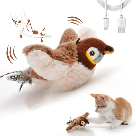 PurrFlap Bird Toy