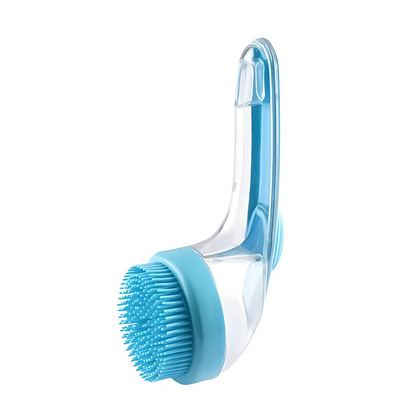 Pet Liquid Long Handle Press Bath Brush