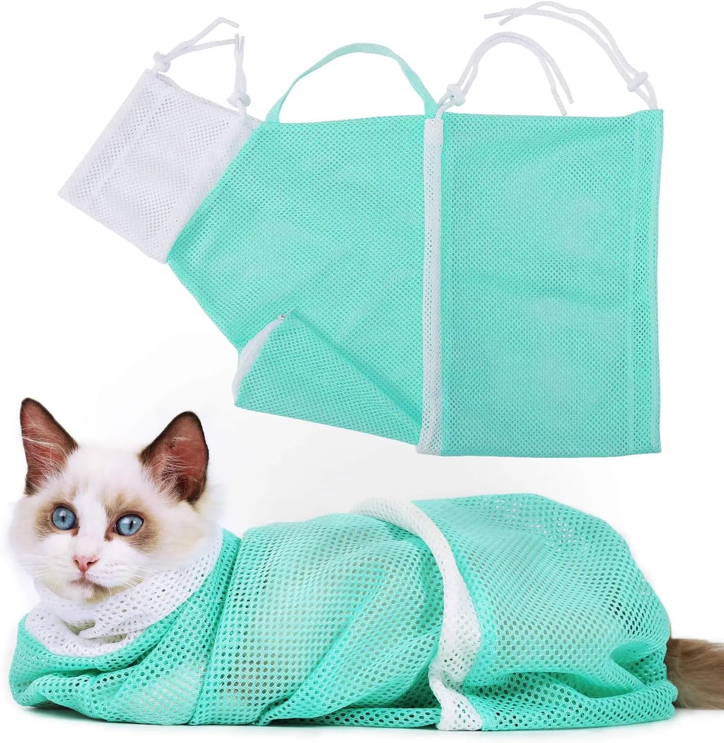 SafeWash™ Cat Bath Bag ( Under 15 Lbs)