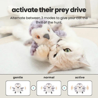 FlutterPlay Sparrow: Interactive Flying Cat Toy