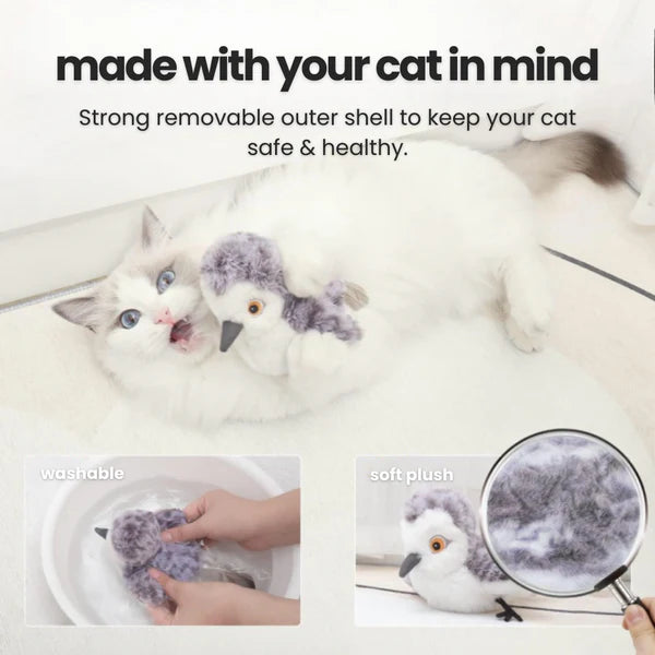 FlutterPlay Sparrow: Interactive Flying Cat Toy