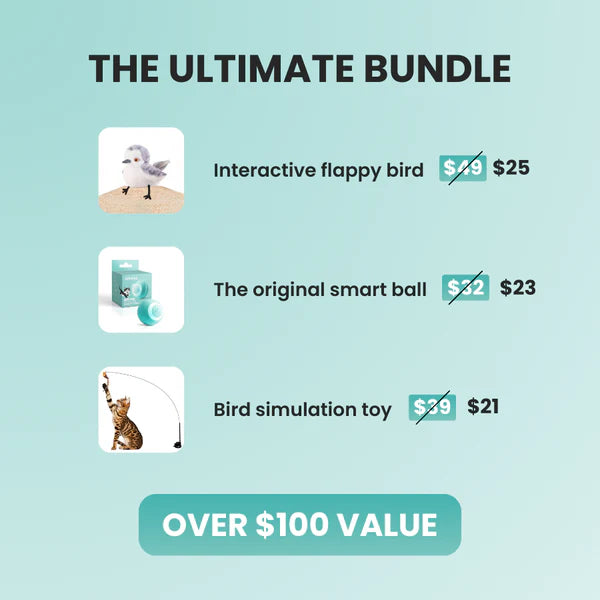 FlutterPlay Sparrow: Interactive Flying Cat Toy