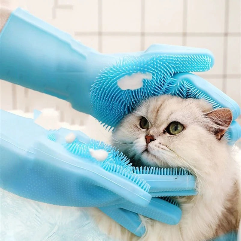 Pet Bathing Gloves