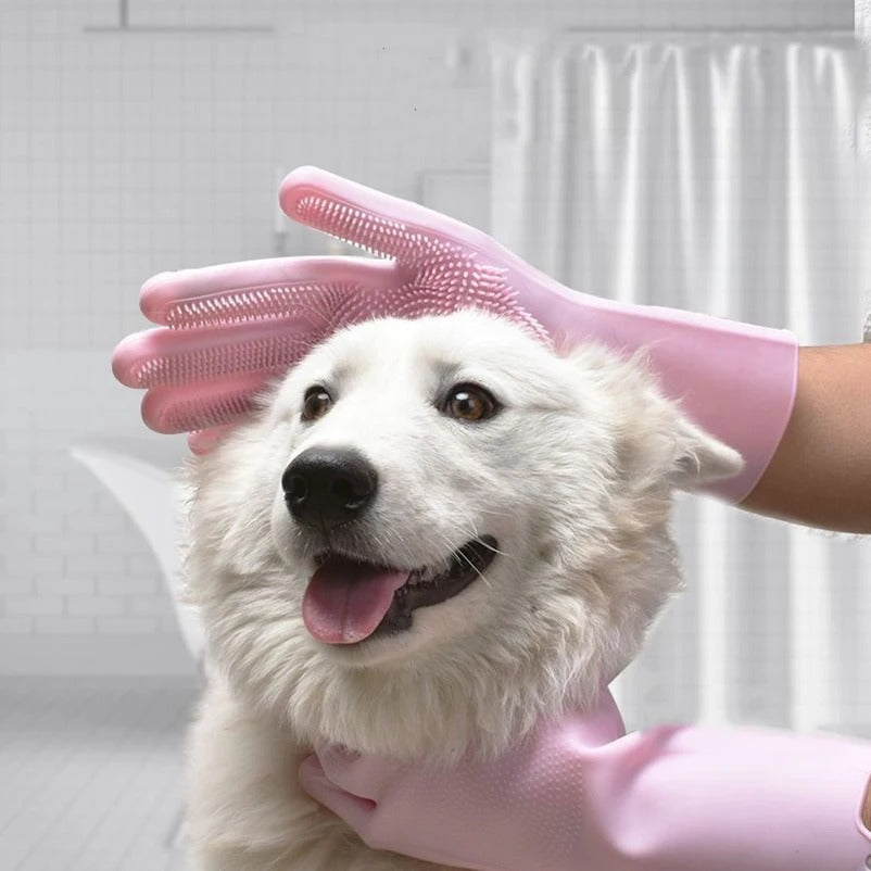 Pet Bathing Gloves