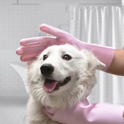 Pet Bathing Gloves