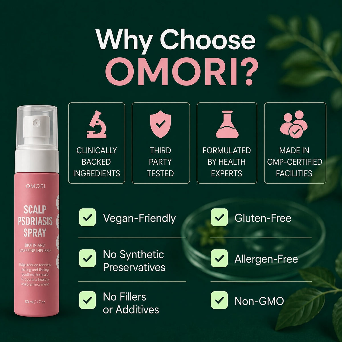 Omori ANTI SCALP PSORIASIS SPRAY