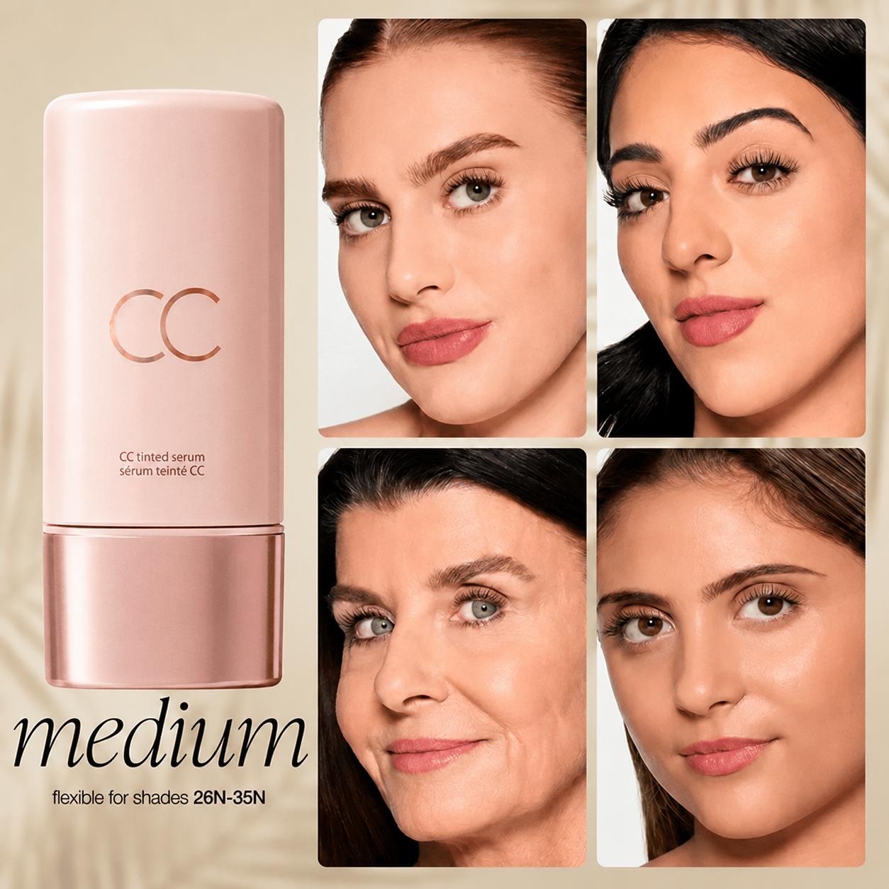 CC color-correcting tinted serum