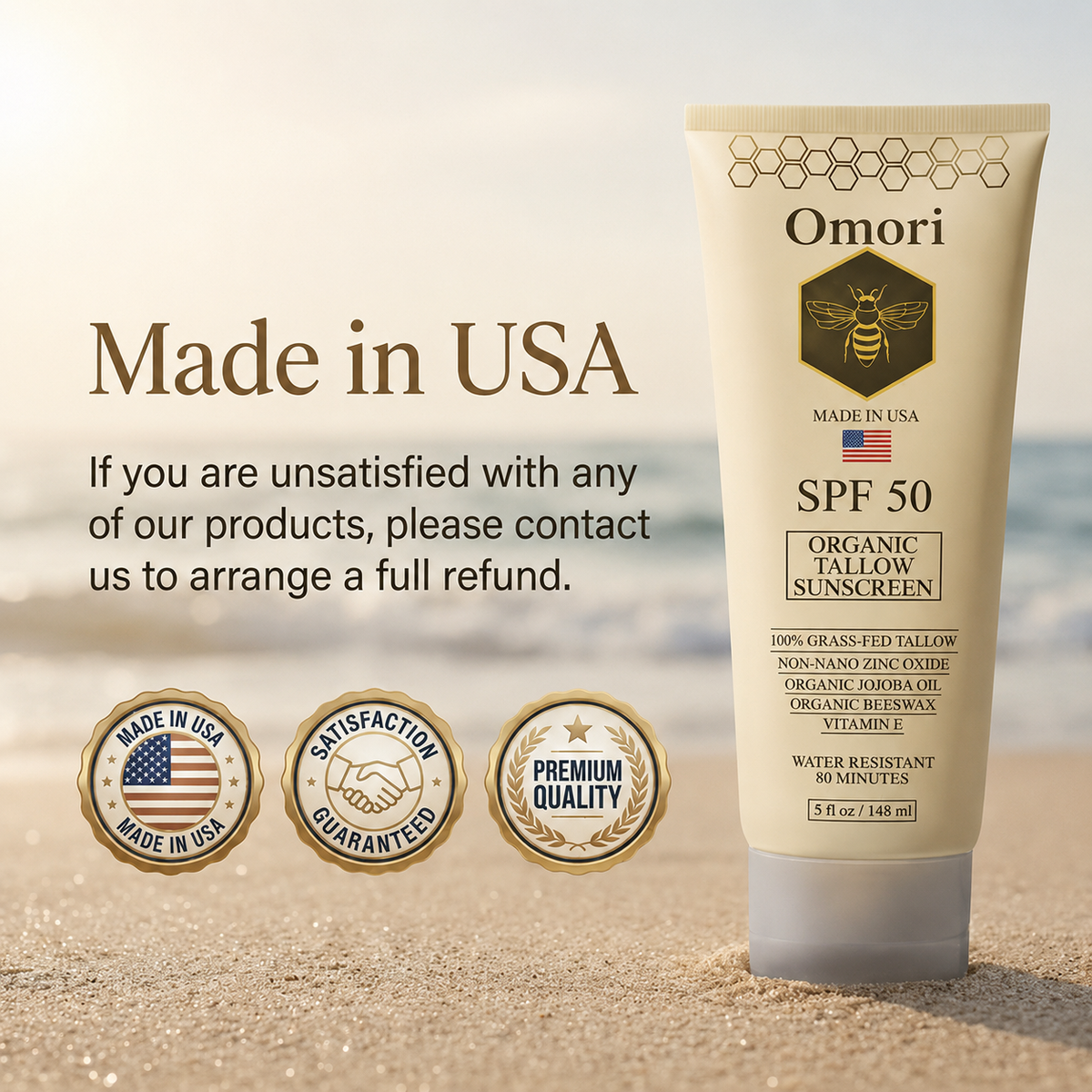 Omori Organic Tallow Sunscreen